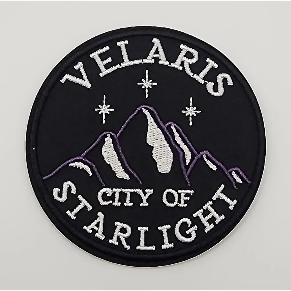 Velaris City of Starlight Embroidered Patch Iron on or Sew on 3